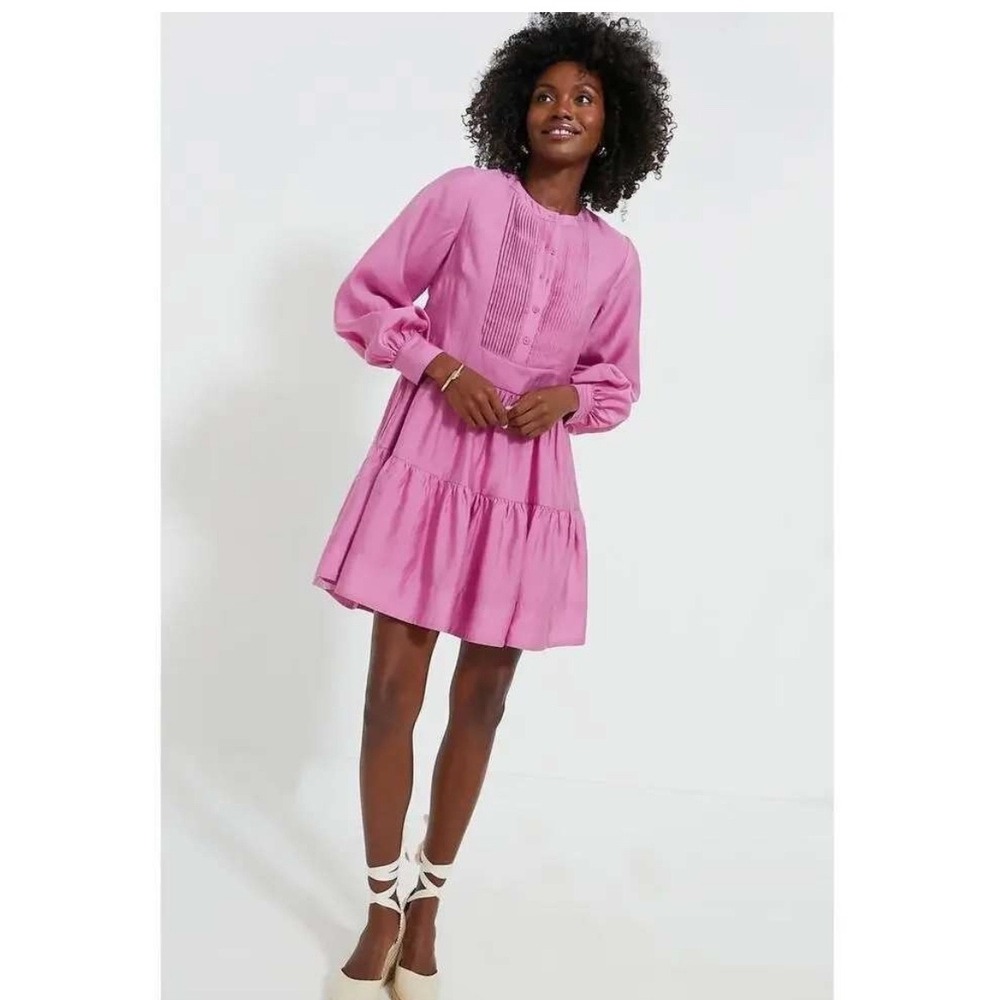 Hyacinth House for Tuckernuck pink babydoll shift dress large